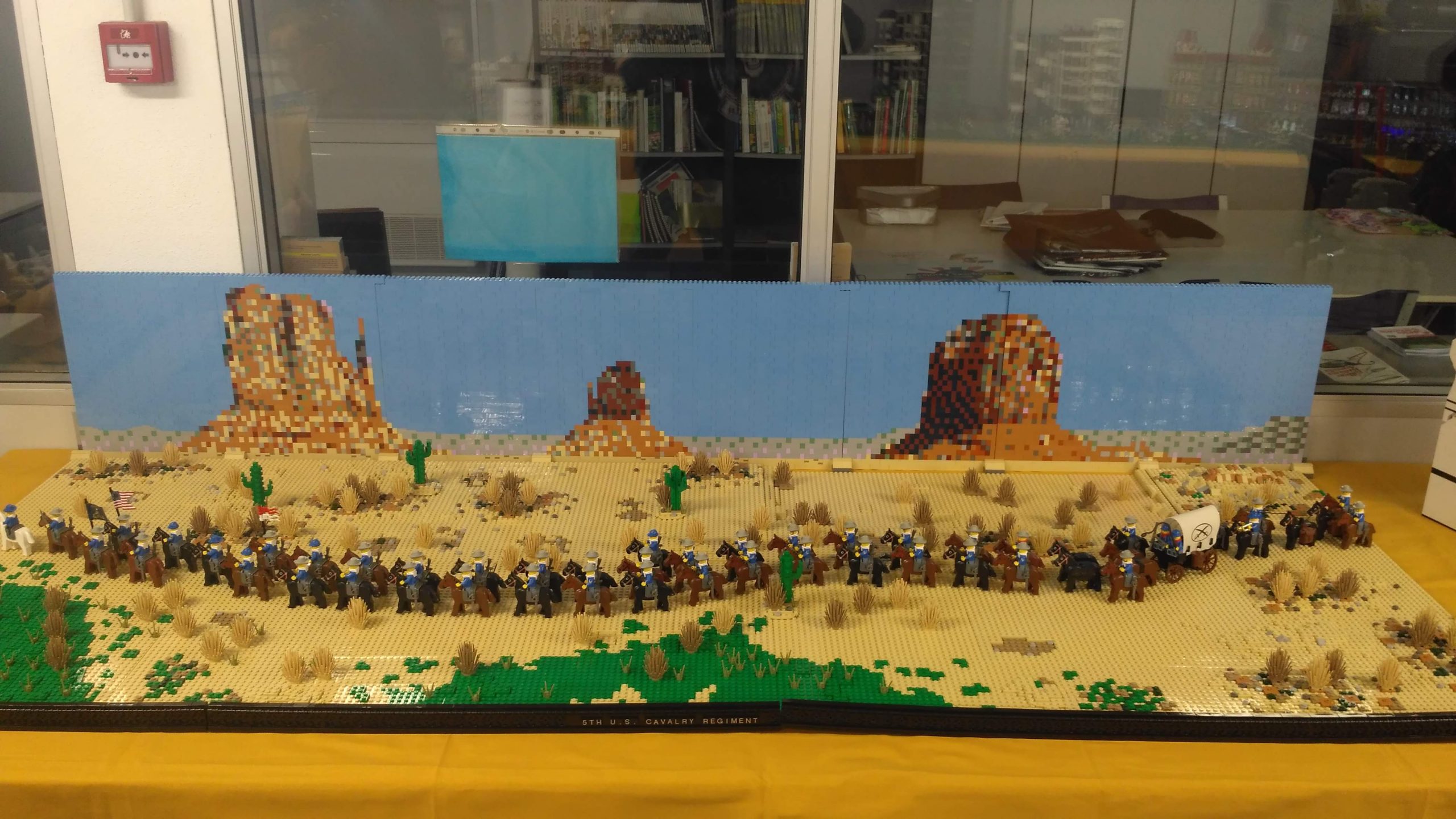 Diorama LEGO del oeste en BITXIKIAK